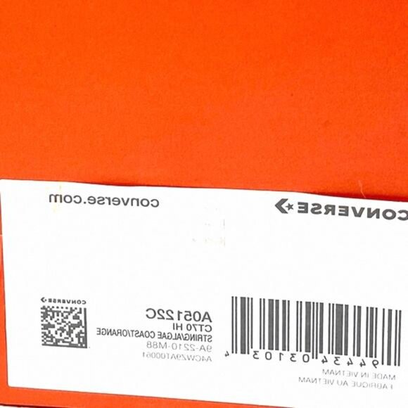 Converse Ctas 70 High Shoes Men’s Size Gray Multi A05122C Sneakers Skate Canvas - Picture 8 of 9